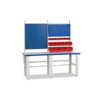 Filebænk 2500x800 mm Model 5 med værktøjsskab