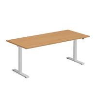 Ekoflex hæve-sænke bord 180x80cm med bøg bordplade