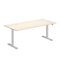 Ekoflex hæve-sænke bord 180x80cm med birk bordplade
