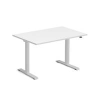 Ekoflex hæve-sænke bord 120x80cm med lysgrå bordplade