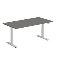 Ekoflex hæve-sænke bord 160x80cm med antracit bordplade
