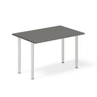Ekoflex skrivebord 120x80cm med antracit laminat bordplade