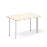 Ekoflex skrivebord 120x80cm med birk laminat bordplade
