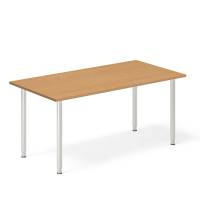 Ekoflex skrivebord 160x80cm med bøg laminat bordplade
