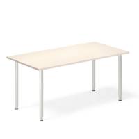 Ekoflex skrivebord 160x80cm med birk laminat bordplade