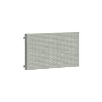BST lydabsorberende panel til garderobesektion 600mm lys grå