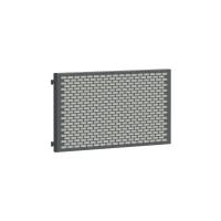 BST lydabsorberende panel til garderobesektion 600mm mørk grå