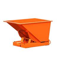 Tipcontainer Std 300 liter 1500 kg CE-mærket i orange