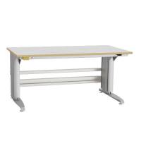 ESD-arbejdsbord type 400 med grå HPL bordplade 1500x800mm