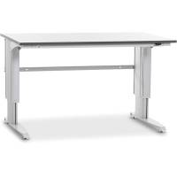 Arbejdsbord El type 400 med grå vinyl bordplade 2000x800mm