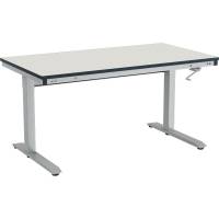 ErgoNomi arbejdsbord med grå vinyl bordplade 1200x800mm