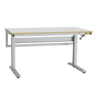 ESD-arbejdsbord ErgoNomi med grå linoleum måtte 1500x800mm