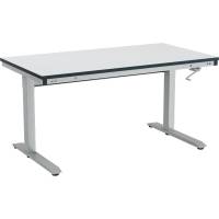 ErgoNomi arbejdsbord med grå laminat bordplade 1200x800mm