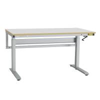 ESD-arbejdsbord ErgoNomi med grå HPL bordplade 1500x800mm