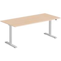 Ekoflex hæve-sænke bord 180x80cm med eg bordplade