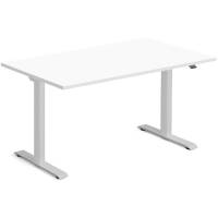 Ekoflex hæve-sænke bord 140x80cm med hvid bordplade