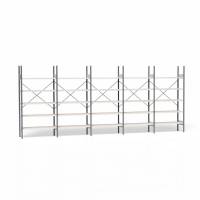 Lagerreol V06 med åben gavl 2100x5000x400mm galvaniseret