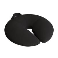 Siddepude Donut Ø40cm i sort tekstil