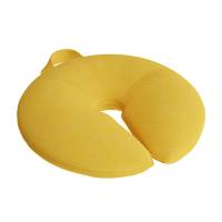 Siddepude Donut Ø40cm i gult tekstil