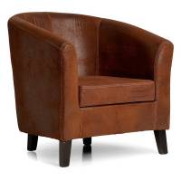 London loungestol brun