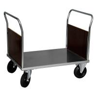 Ladvogn med 2 gavle 900x1000x700mm brun