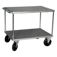 Rullebord med 2 hylder 870x1000x700mm grå
