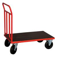 Ladvogn med 1 gavl 1000x600x1200mm rød