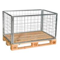 Palleramme med faste sider 660x1200x800mm