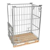 Pallecontainer med åbning på kortside 1500x1200x800mm