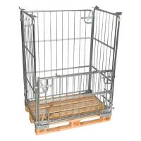 Pallecontainer med åbning på langside 1500x1200x800mm
