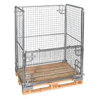 Pallecontainer elforzinket stabelbar 1500x1200x800mm