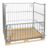 Pallecontainer elforzinket stabelbar 1500x1600x1200mm