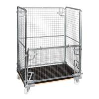 Rullecontainer med nedfaldbar side 1500x1200x800mm
