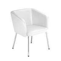 Hello 4L loungestol skindlook hvid