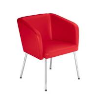 Hello 4L loungestol skindlook rød