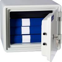 Brandsikkert dokumentskab med lås 334x424x388mm