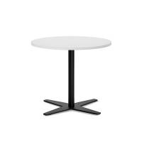 Amy cafebord 565xØ650mm hvid med sort stel