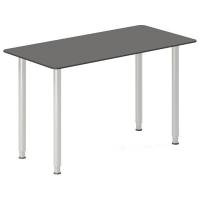 Office skrivebord 120x60cm antracit/alu
