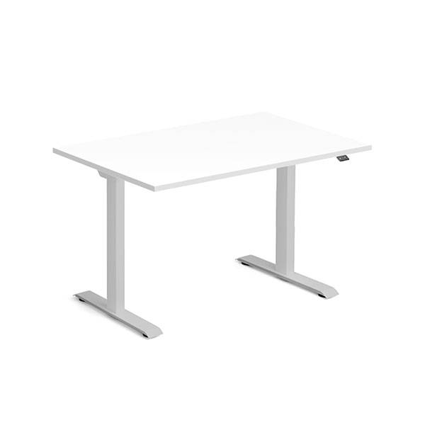 Ekoflex hæve-sænke bord 120x80cm med hvid bordplade