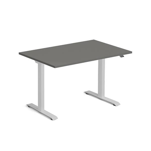 Ekoflex hæve-sænke bord 120x80cm med antracit bordplade