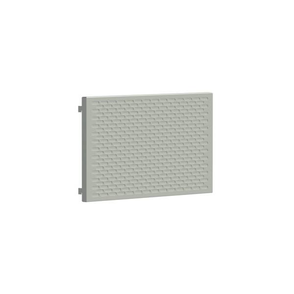 BST lydabsorberende panel til garderobesektion 500mm lys grå
