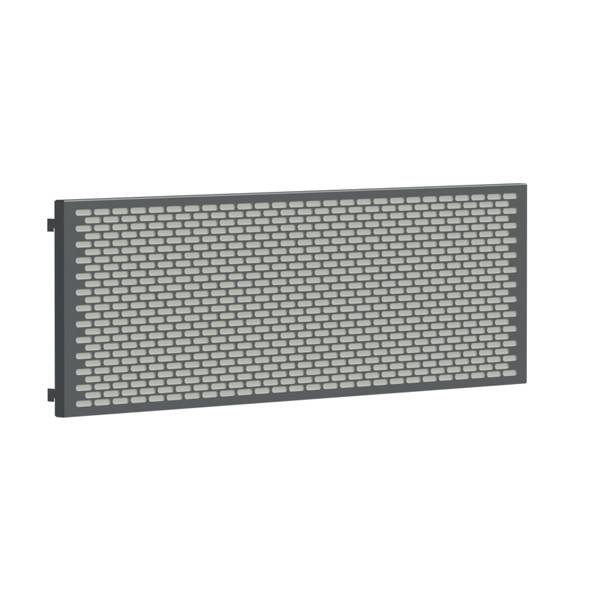 BST lydabsorberende panel til garderobesektion 800mm mørk grå