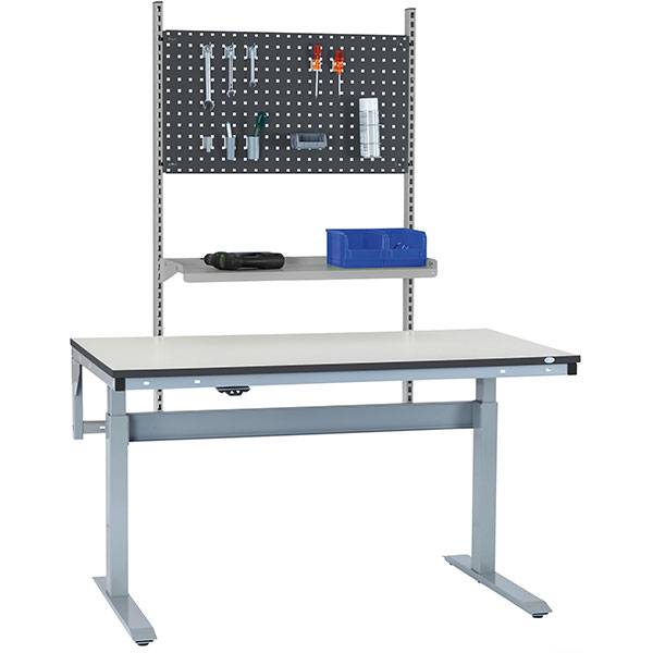 ErgoMini El-arbejdsbord model 1 med HPL bordplade 1500x800mm