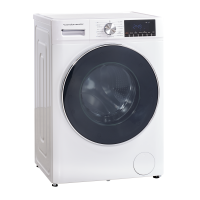 Scandomestic WDF10614WBE vaske-t&oslash;rremaskine 10/6 kg Steam One Touch