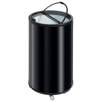 Scancool TK 42 BE t&oslash;ndek&oslash;ler 41 Liter med delt glasl&aring;g sort