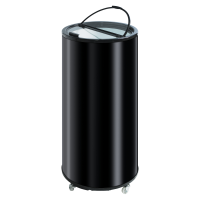 Scancool TK 66 BE t&oslash;ndek&oslash;ler 63 L med flip-glasl&aring;g sort