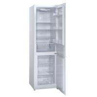 Scandomestic CBF251BNFWD 177 + 75 liter k&oslash;le/fryseskab med NoFrost hvid