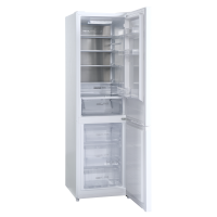 Scandomestic 176 + 75 liter k&oslash;le/fryseskab med Care+, NoFrost og Metal Cooling