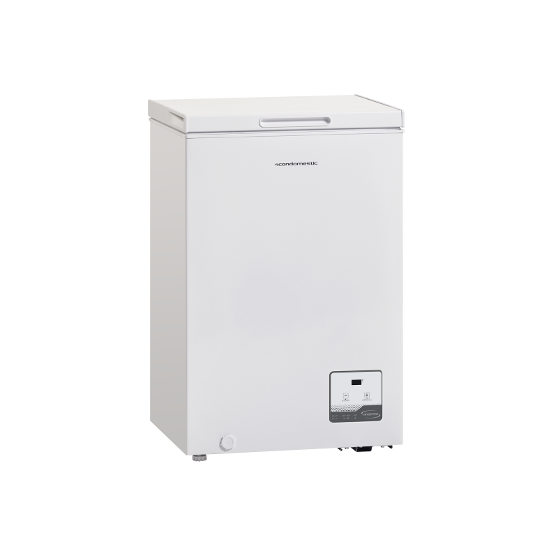 Scandomestic CF100WD kummefryser 99 liter med 2-i-1 k&oslash;lefunktion hvid