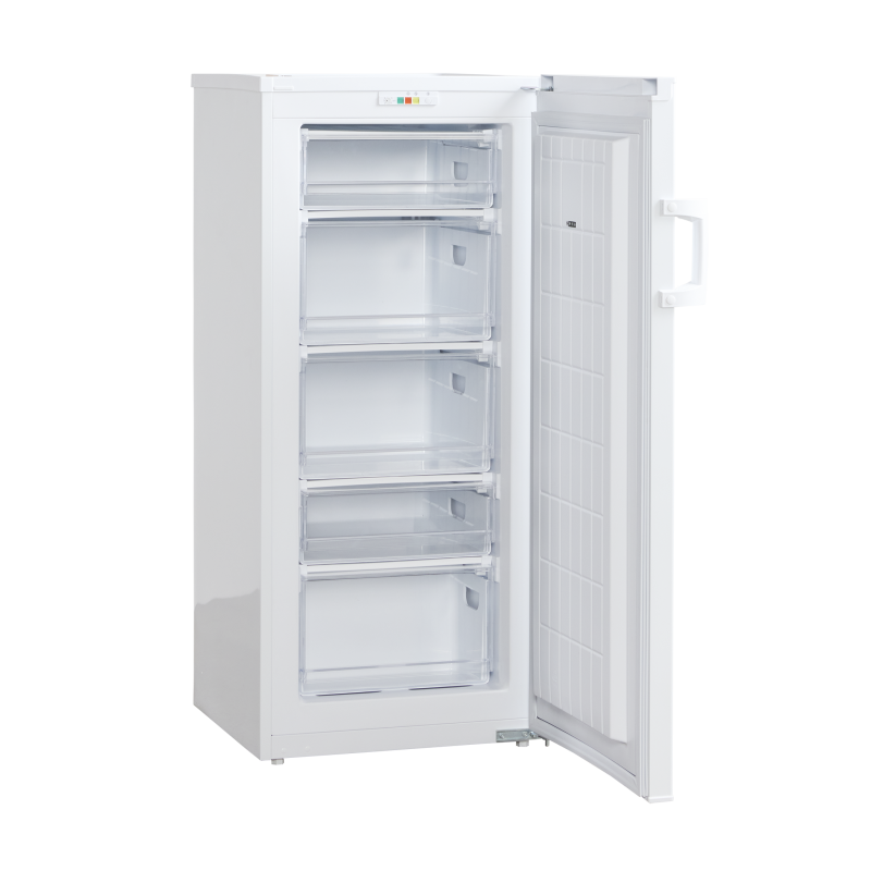 Scandomestic FRF127WE fritst&aring;ende fryseskab 127 liter med 5 skuffer hvid